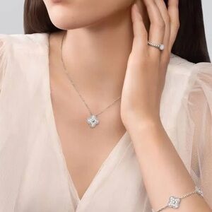 Magical Vintage Arpels Clover Necklace 18k